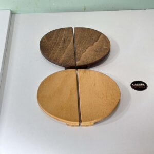 Ahşap Ekonomik Daire Kulp (18 cm çap)