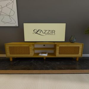 2 Kapaklı Hazeranlı Mdf TV Ünitesi